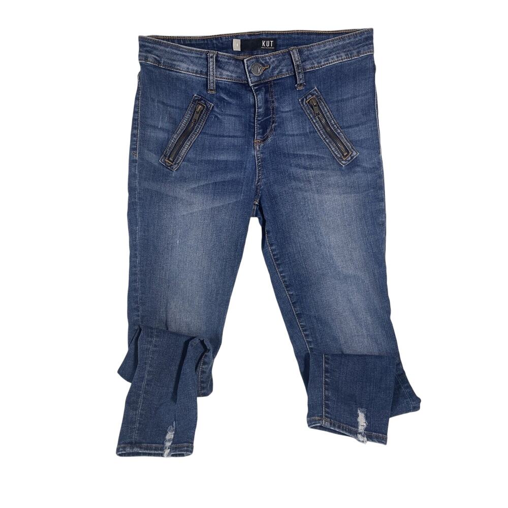 Kut From the Kloth Women's Size 8 Jeans Connie Ankle Skinny- EUC!!tr